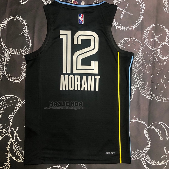 Maglia
 Ja Morant NO 12 Memphis Grizzlies Select Series Nero
